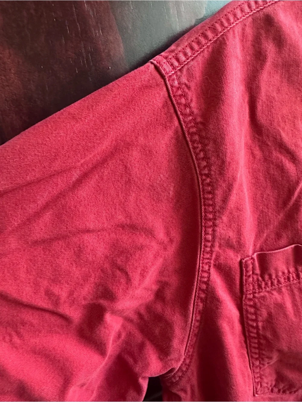 90s Vintage Levi's Red Lightweight Shirt Jacket